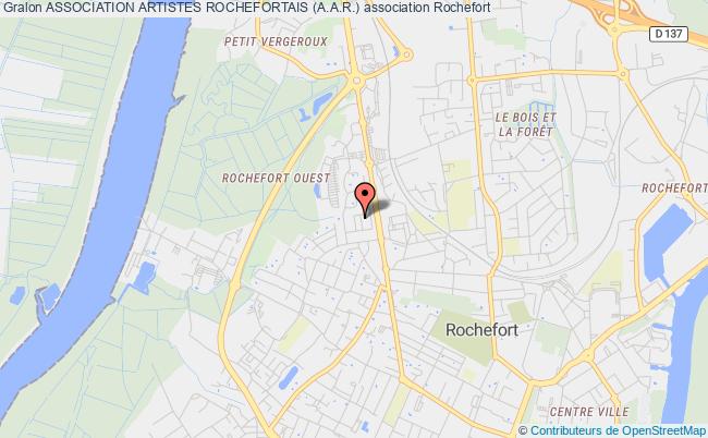 plan association Association Artistes Rochefortais (a.a.r.) Rochefort