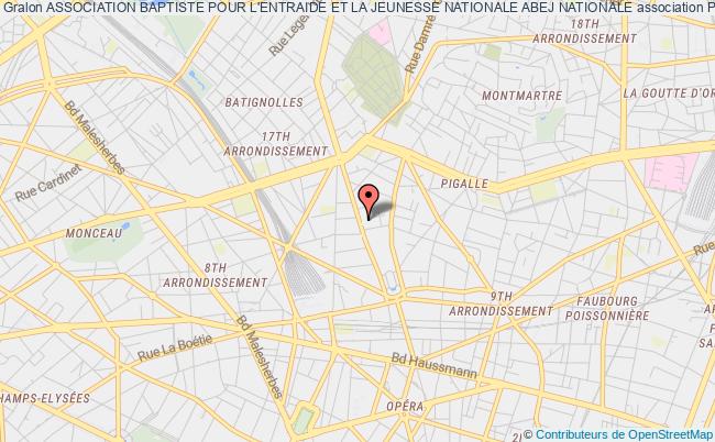 plan association Association Baptiste Pour L'entraide Et La Jeunesse Nationale Abej Nationale Paris
