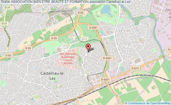 plan association Association Bien Etre Beaute Et Formation Castelnau-le-Lez
