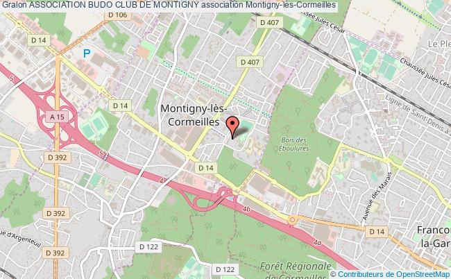 plan association Association Budo Club De Montigny Montigny-lès-Cormeilles