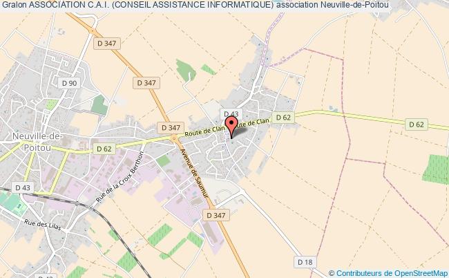 plan association Association C.a.i. (conseil Assistance Informatique) Neuville-de-Poitou