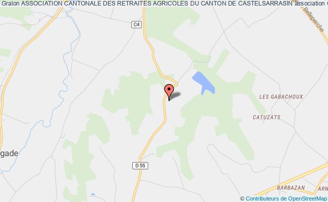 plan association Association Cantonale Des Retraites Agricoles Du Canton De Castelsarrasin Cordes-Tolosannes