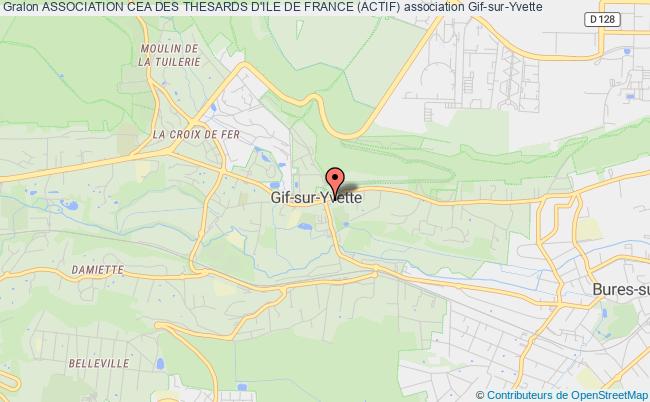 plan association Association Cea Des Thesards D'ile De France (actif) Gif-sur-Yvette