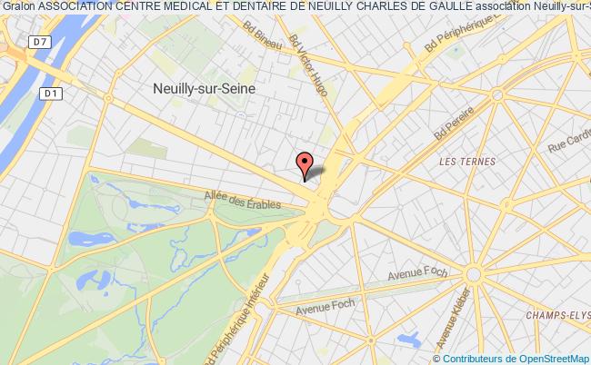 plan association Association Centre Medical Et Dentaire De Neuilly Charles De Gaulle Neuilly-sur-Seine