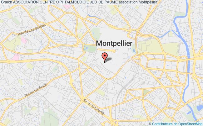 plan association Association Centre Ophtalmologie Jeu De Paume Montpellier