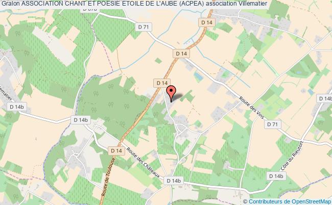 ASSOCIATION CHANT ET POESIE ETOILE DE L'AUBE (ACPEA)