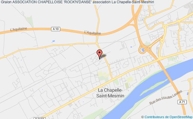plan association Association Chapelloise 'rock'n'danse' La    Chapelle-Saint-Mesmin