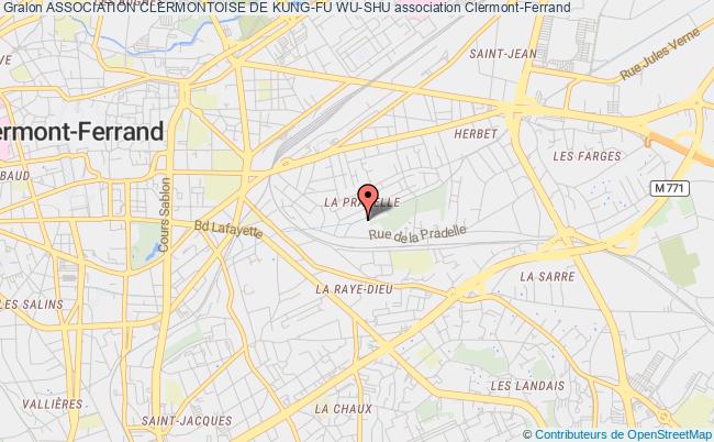 plan association Association Clermontoise De Kung-fu Wu-shu Clermont-Ferrand