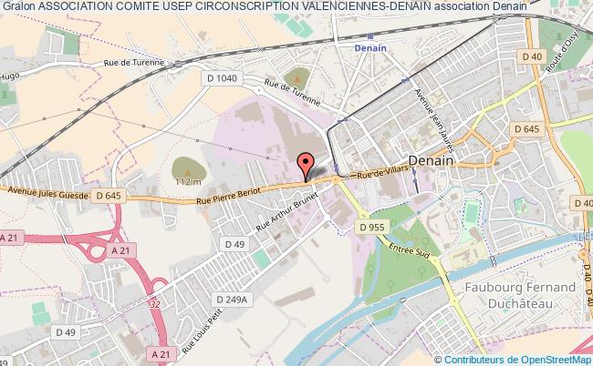 plan association Association Comite Usep Circonscription Valenciennes-denain Denain