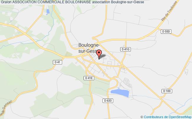 plan association Association Commerciale Boulonnaise Boulogne-sur-Gesse