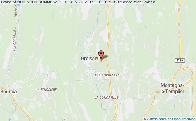 ASSOCIATION COMMUNALE DE CHASSE AGREE DE BROISSIA