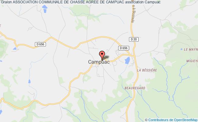 ASSOCIATION COMMUNALE DE CHASSE AGREE DE CAMPUAC