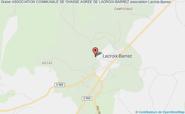 ASSOCIATION COMMUNALE DE CHASSE AGREE DE LACROIX-BARREZ