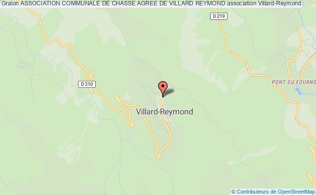ASSOCIATION COMMUNALE DE CHASSE AGREE DE VILLARD REYMOND