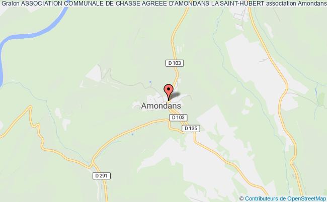 ASSOCIATION COMMUNALE DE CHASSE AGREEE D'AMONDANS LA SAINT-HUBERT