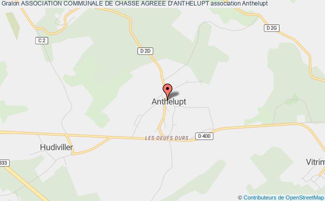 ASSOCIATION COMMUNALE DE CHASSE AGREEE D'ANTHELUPT