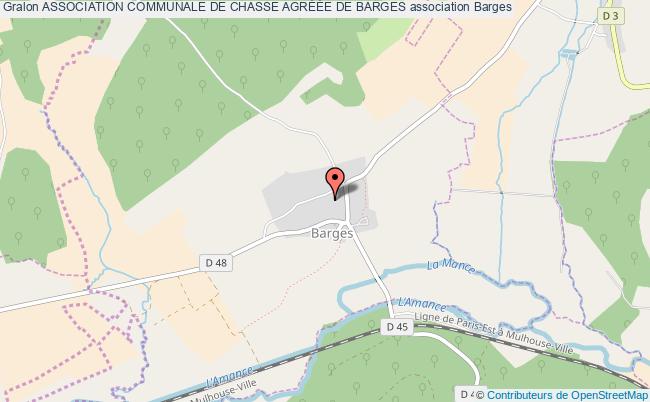 ASSOCIATION COMMUNALE DE CHASSE AGRÉÉE DE BARGES