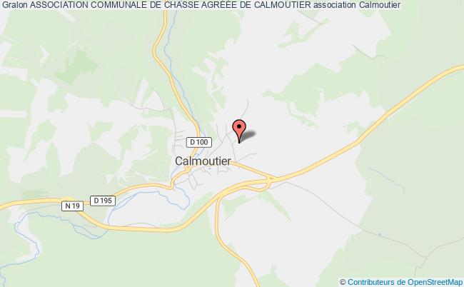 ASSOCIATION COMMUNALE DE CHASSE AGRÉÉE DE CALMOUTIER