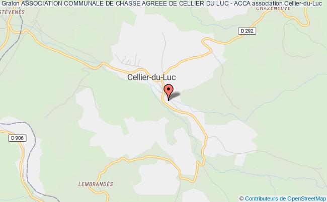 ASSOCIATION COMMUNALE DE CHASSE AGREEE DE CELLIER DU LUC - ACCA