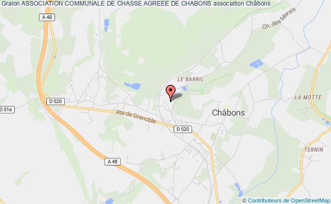 ASSOCIATION COMMUNALE DE CHASSE AGREEE DE CHABONS