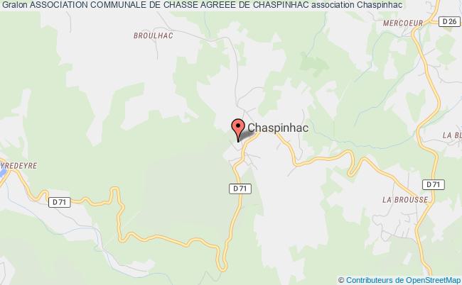 ASSOCIATION COMMUNALE DE CHASSE AGREEE DE CHASPINHAC
