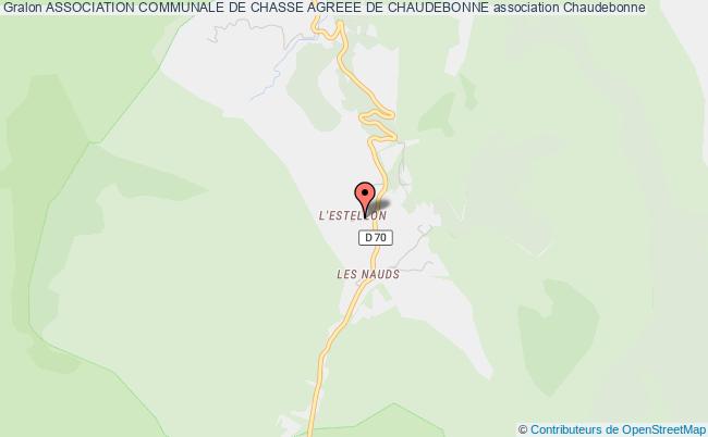 ASSOCIATION COMMUNALE DE CHASSE AGREEE DE CHAUDEBONNE
