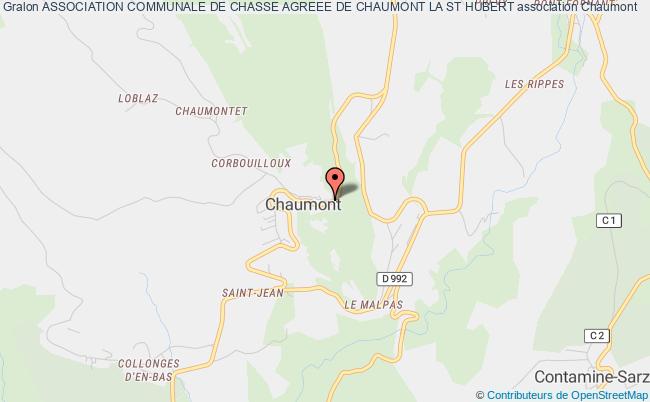 ASSOCIATION COMMUNALE DE CHASSE AGREEE DE CHAUMONT LA ST HUBERT