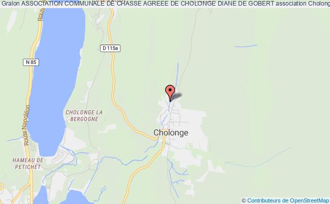ASSOCIATION COMMUNALE DE CHASSE AGREEE DE CHOLONGE DIANE DE GOBERT