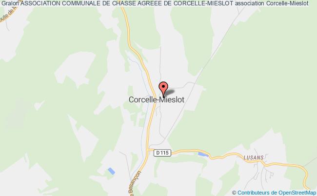ASSOCIATION COMMUNALE DE CHASSE AGREEE DE CORCELLE-MIESLOT