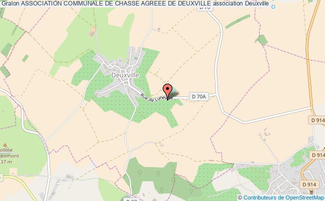 plan association Association Communale De Chasse Agreee De Deuxville Deuxville