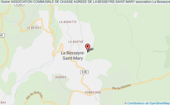 ASSOCIATION COMMUNALE DE CHASSE AGREEE DE LA BESSEYRE-SAINT-MARY