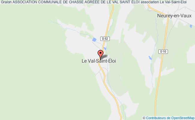 ASSOCIATION COMMUNALE DE CHASSE AGRÉÉE DE LE VAL SAINT ÉLOI