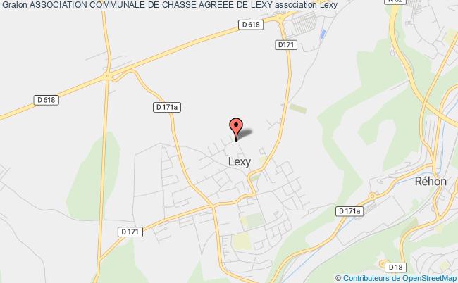 ASSOCIATION COMMUNALE DE CHASSE AGREEE DE LEXY