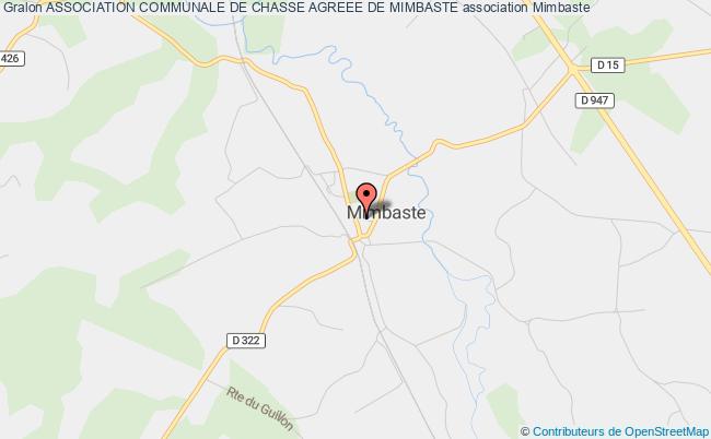 ASSOCIATION COMMUNALE DE CHASSE AGREEE DE MIMBASTE