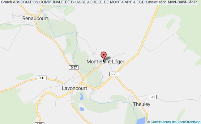 ASSOCIATION COMMUNALE DE CHASSE AGRÉÉE DE MONT-SAINT-LÉGER