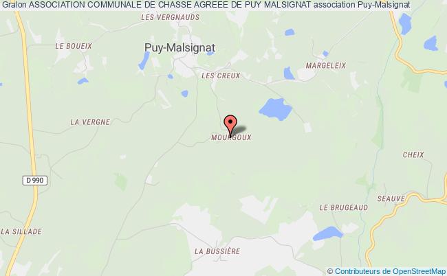 ASSOCIATION COMMUNALE DE CHASSE AGREEE DE PUY MALSIGNAT