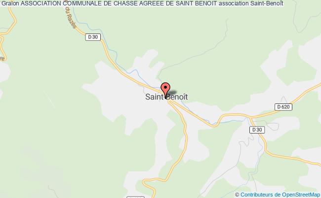 ASSOCIATION COMMUNALE DE CHASSE AGREEE DE SAINT BENOIT