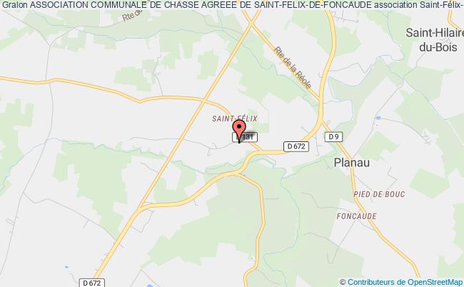 ASSOCIATION COMMUNALE DE CHASSE AGREEE DE SAINT-FELIX-DE-FONCAUDE