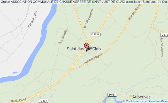 ASSOCIATION COMMUNALE DE CHASSE AGREEE DE SAINT-JUST-DE-CLAIX