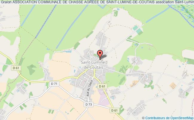 ASSOCIATION COMMUNALE DE CHASSE AGREEE DE SAINT-LUMINE-DE-COUTAIS