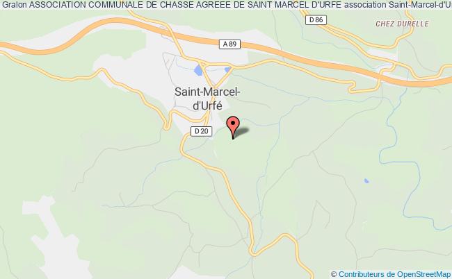 plan association Association Communale De Chasse Agreee De Saint Marcel D'urfe Saint-Marcel-d'Urfé