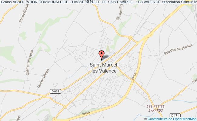 plan association Association Communale De Chasse Agreee De Saint Marcel Les Valence Saint-Marcel-lès-Valence