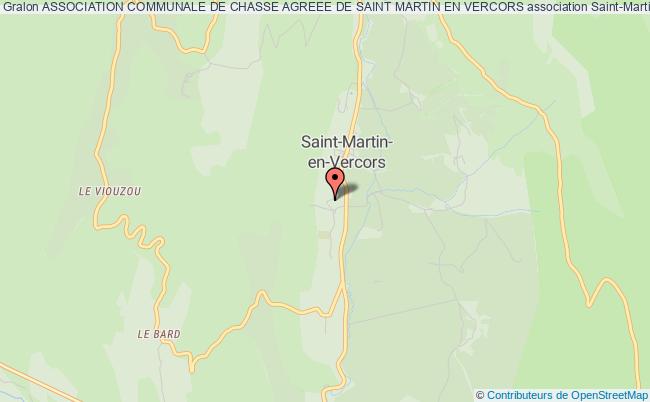 plan association Association Communale De Chasse Agreee De Saint Martin En Vercors Saint-Martin-en-Vercors