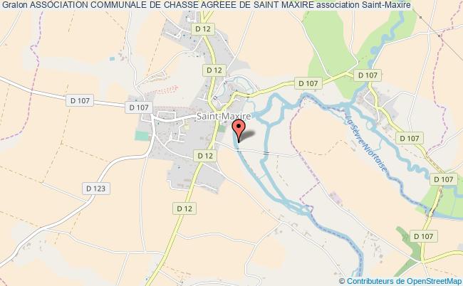 plan association Association Communale De Chasse Agreee De Saint Maxire Saint-Maxire