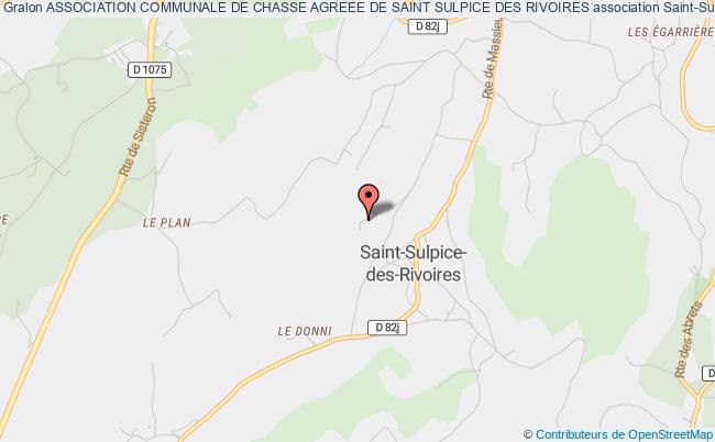 ASSOCIATION COMMUNALE DE CHASSE AGREEE DE SAINT SULPICE DES RIVOIRES