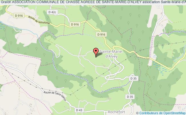 ASSOCIATION COMMUNALE DE CHASSE AGREEE DE SAINTE-MARIE-D'ALVEY