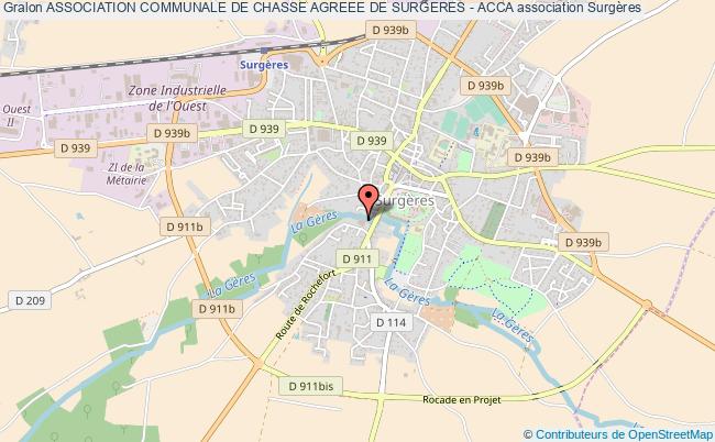ASSOCIATION COMMUNALE DE CHASSE AGREEE DE SURGERES - ACCA
