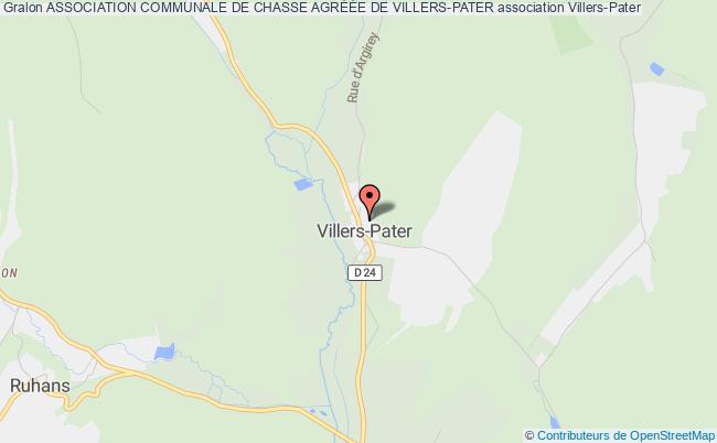 ASSOCIATION COMMUNALE DE CHASSE AGRÉÉE DE VILLERS-PATER