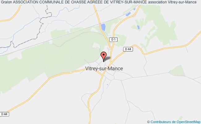 ASSOCIATION COMMUNALE DE CHASSE AGRÉÉE DE VITREY-SUR-MANCE