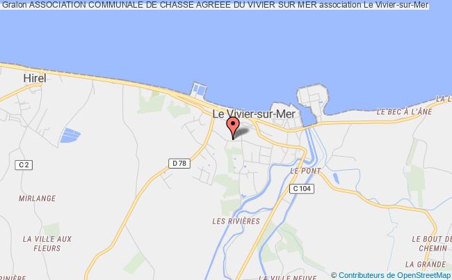 plan association Association Communale De Chasse Agreee Du Vivier Sur Mer Le Vivier-sur-Mer